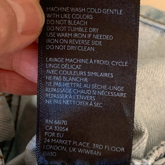 BDG Light Blue Denim Snap Front Pocket Mini Skirt Size Small - Picture 14 of 15